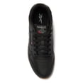 thumbnail image 4 of Zapatillas Reebok Classic Leather Kids negras con suela gum, talle 6.5 para niños grandes, 4 of 6