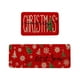 thumbnail image 2 of Decoraciones navideñas, 2 alfombras y tapetes de cocina navideños para el suelo, antideslizantes, decoración navideña, juego de tapetes de cocina, decoración navideña, 40 x 60 cm + 40 x 120 cm, tapete, 2 of 6