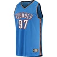 thumbnail image 2 of Men's Fanatics Eugene Omoruyi Blue Oklahoma City Thunder Fast Break Player Jersey - Icon Edition, 2 of 3