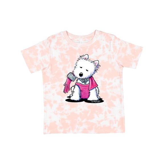 Inktastic Material Girl Westie Dog Girls Toddler T-Shirt