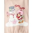 thumbnail image 5 of Strawberry Shortcake Baby Girl's Crewneck with Flare Legging and Bow Headband, Sizes 0/3M-24M, 5 of 6