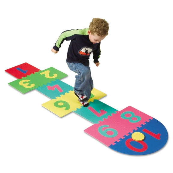 Wonderfoam Foam Hopscotch Mat, Set of 14
