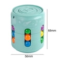 thumbnail image 2 of Cubo de descompresión de plástico JShteea Juego de rompecabezas Cubo giratorio de frijol de dedo para niños adultos, 2 of 9