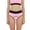 Pink, variant on Women's Leakproof Menstrual Panties Mid High Waist Underwear Comfy Soft Stretchy Breathable Underpants XS