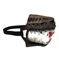 thumbnail image 2 of Dog Muzzle for Halloween,Hilarious Costume with Large Teeth For Halloween Party Cosplay Dogs Pet Lifelike Teeth Mask with Adjustable Straps, 2 of 4