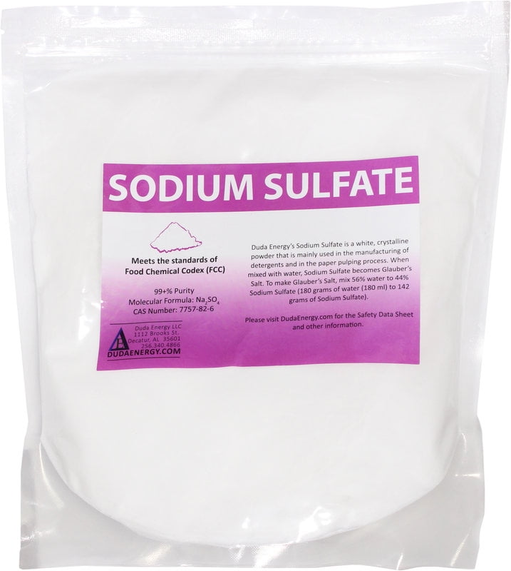 5 lb Natural Sodium Sulfate Food Grade FCC 99+ Granular Anhydrous