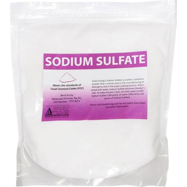 5 lb Natural Sodium Sulfate Food Grade FCC 99+ Granular Anhydrous
