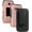 Rose Gold, variant on Nakedcellphone [Grid Texture] Snap-On Hard Case Cover with [Rotating/Ratchet] Belt Clip Holster Holder for Cricket Debut Flip (U102AC), AT&T Cingular Flip IV Phone (U102AA)