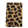 thumbnail image 2 of Leopard Print Kitchen Towels Set of 1, Brown Yellow Retro Animal Fur Pattern Absorbent Dish Towels for Kitchen, Microfiber Hand Towel, Quick Drying Tea Towel for Cleaning Decorative Dishcloths, 2 of 7