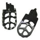thumbnail image 1 of Reposapiés CNC para motocicleta Honda CRF450R, CRF450RX y CRF450X, color negro., 1 of 6