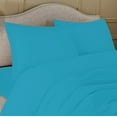 thumbnail image 3 of 100% Egyptian Cotton 3 Pcs Duvet Set Solid (Turquoise Blue,King/California king), 3 of 6