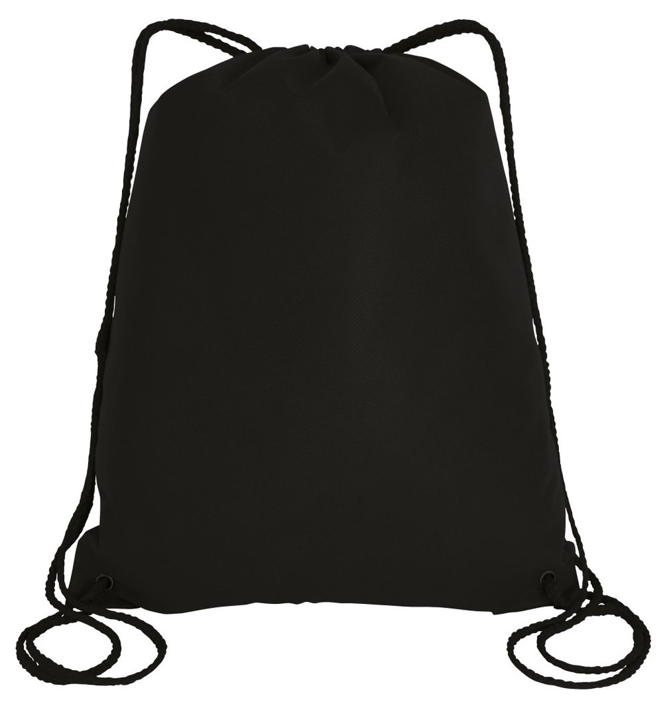 Black Men /& Women Outdoor Sport Gym Sack Waterproof Drawstring Backpack Bag