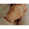 thumbnail image 4 of Pyrite Bracelet for Women - Faceted Beads Bracelet (Stretchable), 4 of 5