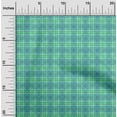 thumbnail image 2 of oneOone Rayon Teal Green Fabric Check Sewing Fabric By The Yard Printed Diy Clothing Sewing Supplies 56 Inch Wide, 2 of 4