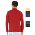thumbnail image 3 of Stretch Is Comfort Men's Oh So Soft Luxe Mock Neck Turtleneck Long Sleeve Shirt | Adult Small- 5x, 3 of 6
