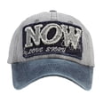 thumbnail image 2 of Under $10 Baseball Caps Gray Outdoor Sun Protection Sports Caps 3d Embroidery Logo Custom Baseball Cap Mens Retro Baseball Cap, 2 of 8