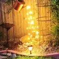 thumbnail image 5 of Regadera De Hierro Al Aire Libre Luz Solar Incorporada 300Mah Batería Ecológica Práctico Al Aire Libre Hermosa Estrella Luz De Ducha Lámpara De Agua Vertida Estrellada Decoración De Jardín Cateissary HA025135-03, 5 of 5
