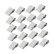 Kuntesetty 20 Pieces Stainless Steel Spring U Clips Fittings for Tubes Home Improvement