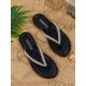 thumbnail image 3 of Flat Beach Sandals Women Woven Slipper Flip Flops, 3 of 4