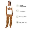 thumbnail image 2 of Talk Turkey To Me Thanksgiving Themed Pajamas, Matching Pajamas For Family And Dog, Size NB - Men 6XL, 2 of 7