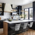 thumbnail image 4 of Savonnerie Modern Glam 1-Light Metal Gold LED Pendant Light Kitchen Island Lights for Dining Room - 10" D x 8" H, 4 of 5