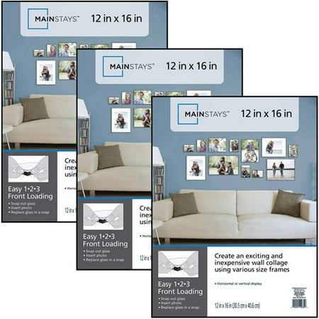 Upc Mainstays 12x16 Format Picture Frame Set Of 3 Upcitemdb Com