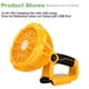 thumbnail image 2 of Ventilador Multifunción con Luz LED, Ventilador Inalámbrico de Mano para Lugar de Trabajo Makita Bosch DeWalt Milwaukee Batería de Litio de 14,4-18 V para Exteriores y Emergencias, Control Remoto, 3 Modos, Temporizador, 2 of 18