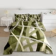 thumbnail image 2 of Castle Fairy Minimalist Vintage Stripes Queen Comforter Set,Abstract Bedding Comforter Set, 2 of 8