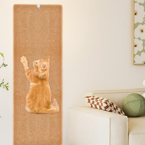 70.9 X 15.7 Alfombra para Escalar Gato Extra Grande Espesada con 10 Uñas Fijas, Muebles Duraderos De Pared para Gato, Rascador De Pared, Poste Rascador, Protector De Sofá Sofá
