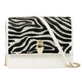 thumbnail image 2 of Roberto Cavalli Class GWLPCN 010 Milano Rmx 01 Black/White Large Shoulder Bag, 2 of 3