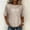 Beige, variant on Women's Sequin Tops Sparkly Shirt Glitter Short Sleeve Tee Round Neck Tunic Party Disco Clubwear Blouse Beige