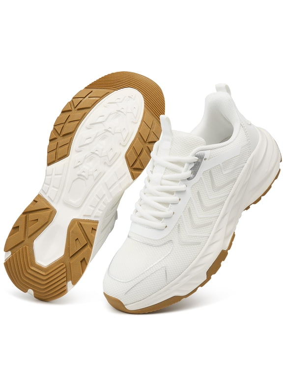 Men's Walking Shoes Breathable Mesh Sneakers Cushioning Non Slip Athletic Tennis Shoes for Gym Workout Basketball
