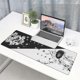 thumbnail image 4 of Black and White Cherry Blossom Gaming Mouse Pad,Large Mouse Mat Desk Pad, Stitched Edges Mousepad, 31.5 X 11.8 Inch, 4 of 5