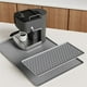 thumbnail image 4 of Coffee Maker Mat for Countertops 15.75x23.6In Coffee Bar Mat with Detachable Dish Drying Mat Raised Spill Proof Edges B, 4 of 5