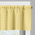 thumbnail image 5 of Ambesonne Yellow Valance & Curtain, Ornament Style, 55"x45", Marigold White, 5 of 6
