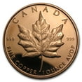 thumbnail image 1 of 1 oz Copper Round - Maple Leaf, 1 of 3