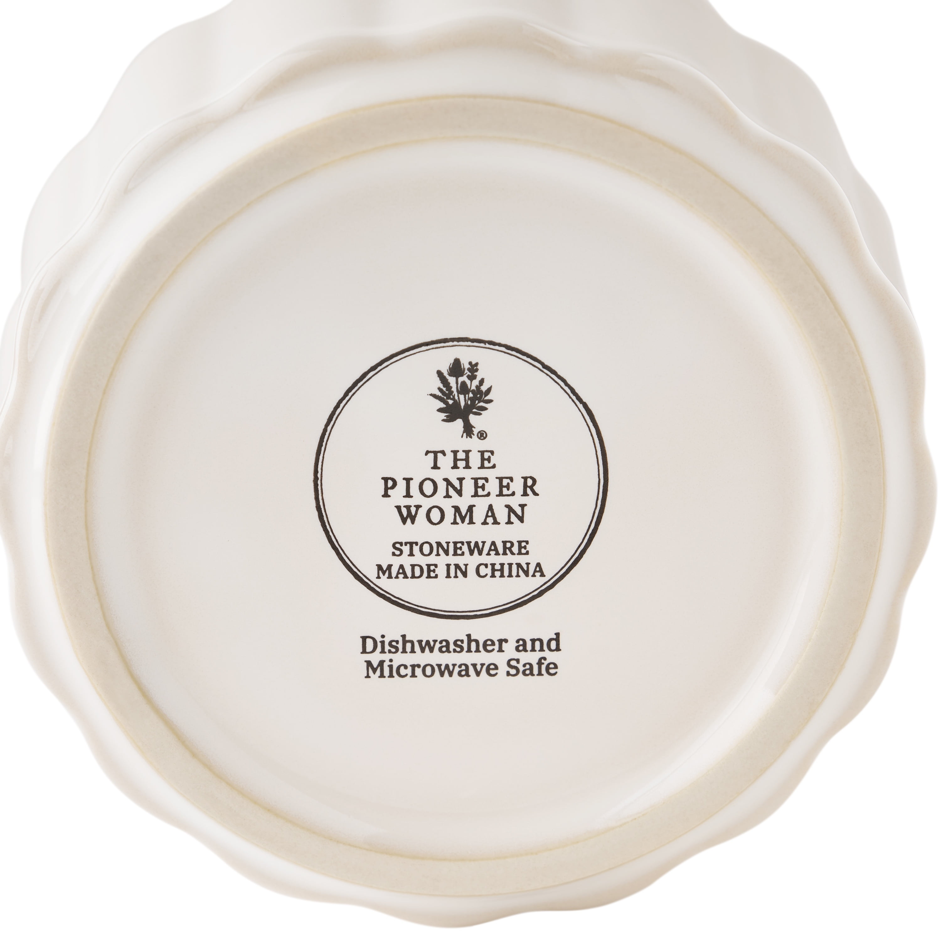 The Pioneer Woman Colette Stoneware Ramekins, Cream, Set of 4