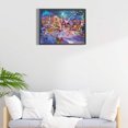 thumbnail image 3 of LF028 Lleno Diamantes Serie Christmas Street Festival Cuadrado Resina 40*30CM, 3 of 9