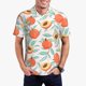 thumbnail image 1 of Fotbe Peach Camiseta Polo de Golf para Hombre con Estampado – Camisa Deportiva Transpirable con Cuello Abotonado-Small, 1 of 6
