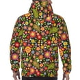 thumbnail image 7 of Pofeuu Paisley7 Print Mens Casual Hooded Collar Drawstring Hoodies Pullover Sweatshirts Casual Long Sleeve Shirts-Medium, 7 of 7