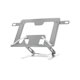 thumbnail image 5 of Soporte para computadora portátil, soporte plano, giratorio de 90 degree, diseño ergonómico hueco, altura ajustable y resistente, elevador para computadora Gris, 5 of 8