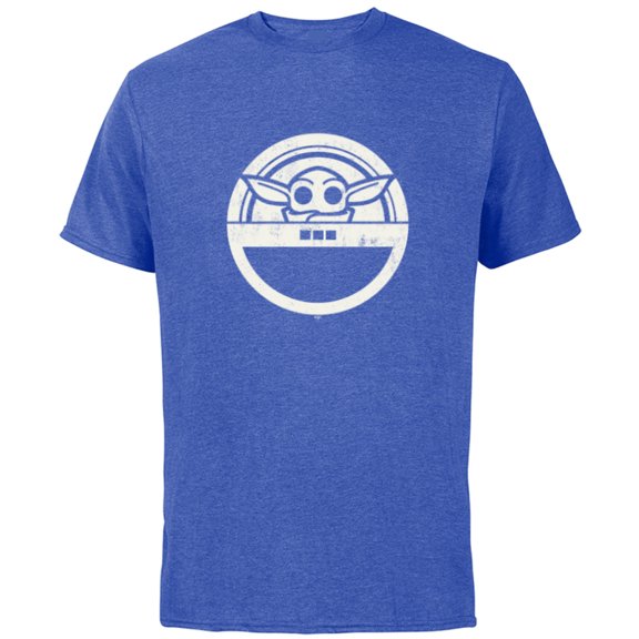 Star Wars The Mandalorian Grogu Floating Pod Sticker - Short Sleeve Cotton T-Shirt for Adults - Customized-Royal Heather