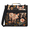 Black, variant on Jiaoprinted Cute Farm Animal Zipper 3 D-Ring Binder Bag with Shoulder Strap, Pig Florals Waterproof Expanding Binder, Multi-Pocket Portfolio Organizer Case
