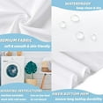 thumbnail image 7 of White Aspen Shower Curtain Bathroom Decor Luxury Water Resistant Shower Accessory Nature Scenery Forest Shower Curtain-72"W x 72"L (Pack of 1), 7 of 7