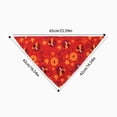 thumbnail image 3 of Festive Thanksgiving Dog Bandana, Holiday Pet Scarf Accessory For Mid-Sized Breeds, Adjustable Autumn Themed Clothes Apparel For Canine Parties And Family Gatherings, 1Pack G, 3 of 7