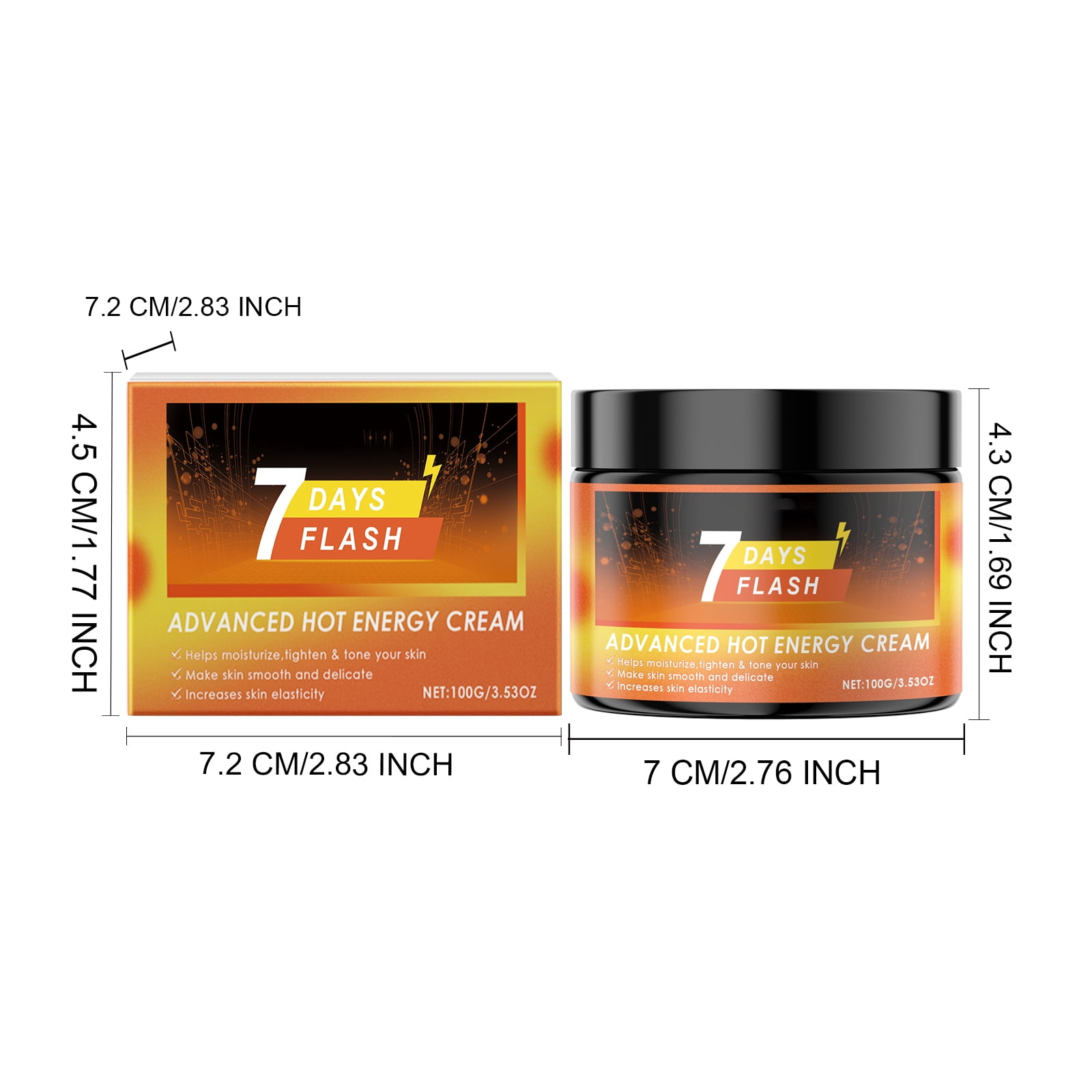 Alvantor Firming Cream for Body, Ginger Sweat Care Massage Hot Cream, 3.53oz