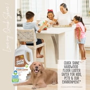 Quick Shine Hardwood Floor Luster, Pfas-Free Formula With Plant-Derived Carnauba Floor Polish 64 fl oz