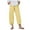 Yellow, variant on DXOUPM Women's Pants Women's Fashion Casual Chiffon Crepe Wide Leg Pants Solid Color High Waist Loose Casual Pants Womens Athletic Wear Women Pants Casual Navy M