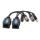 thumbnail image 2 of Convertidor De Cámara Analógica A IP, Video Balun Pasivo Video Balun Pasivo CCTV Power Video Audio Balun Transceptor Con Indicador De Encendido Para HDCVI HDTVI AHD Analógico, 2 of 7