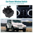 thumbnail image 2 of Interruptor de ventana eléctrica del lado izquierdo delantero, interruptor de control de ventana, compatible con Jeep Wrangler 2007-2010 No.4602756AB, 2 of 7